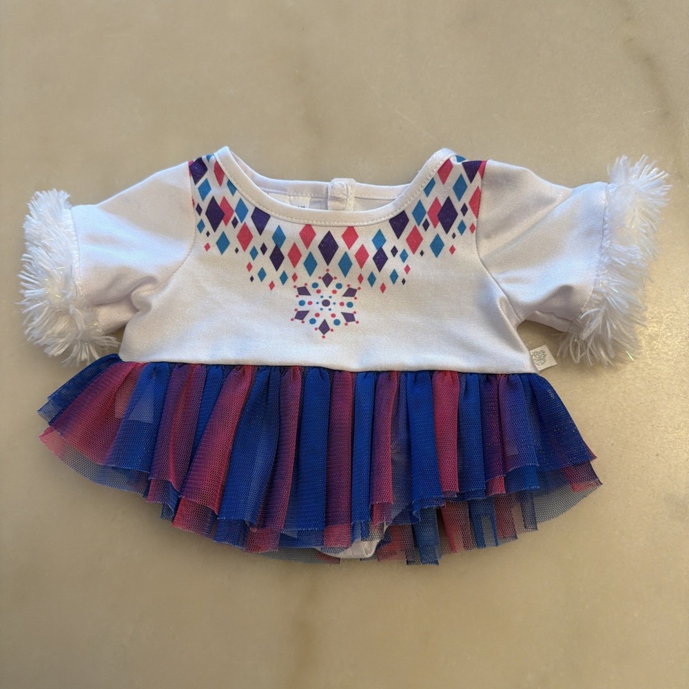 Build-a-Bear Workshop Disney Princess FROZEN WINTER TUTU Elsa Dress Outfit BABW